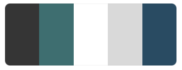 Professional color palette for a polished and sophisticated website design