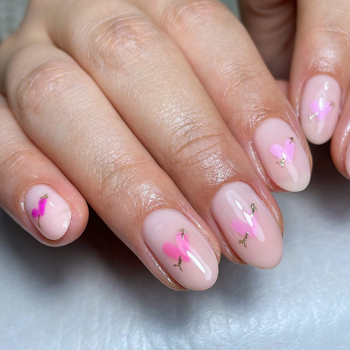 Cupid's Arrow Nail Design