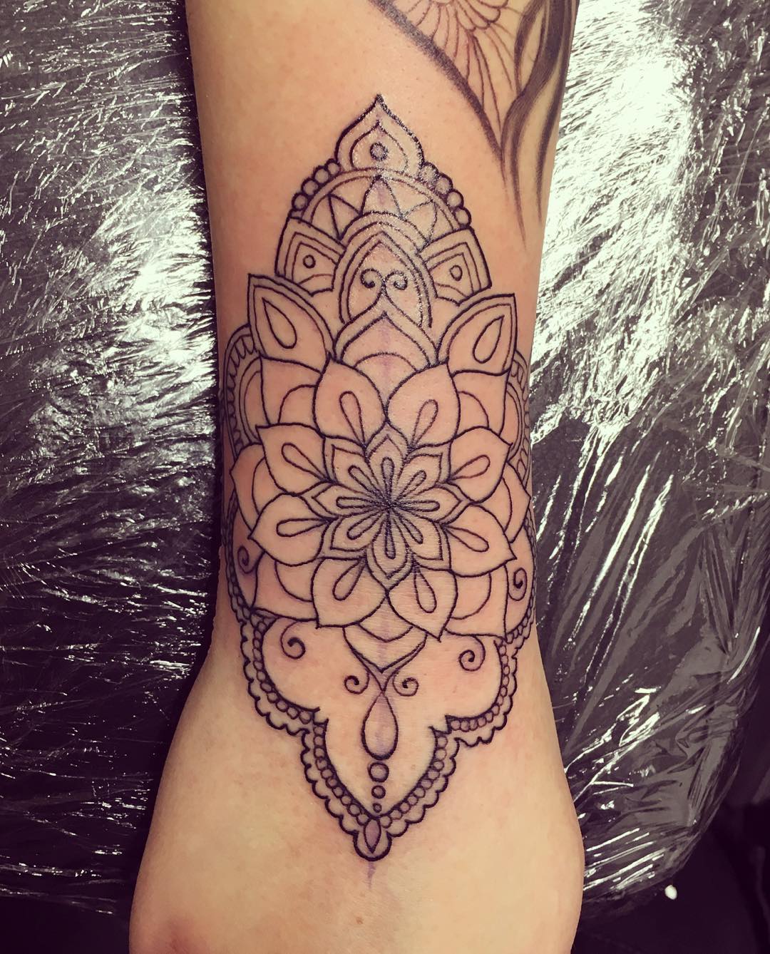 inked mandala tattoo