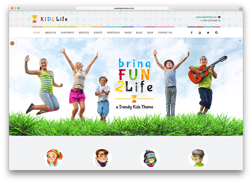 kidslife-creative-wordpress-template