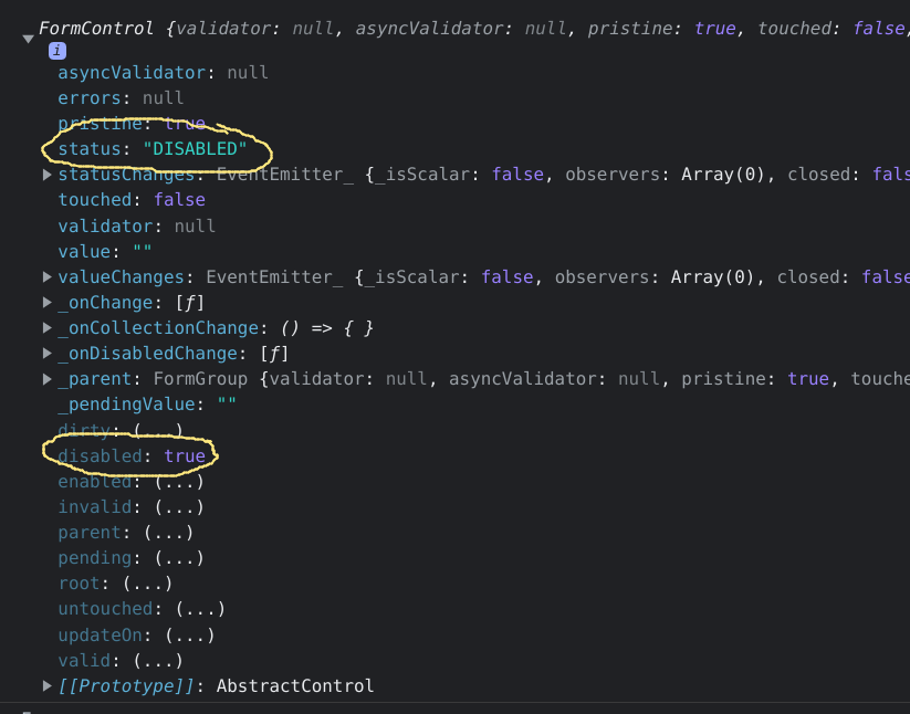 Exploring the difference between disabling a form control through reactive  forms API and HTML attributes - Angular inDepth