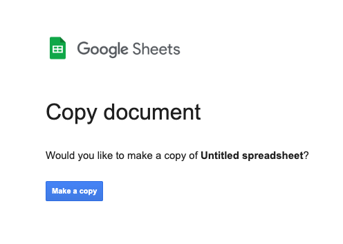 Screenshot of Make a copy prompt 