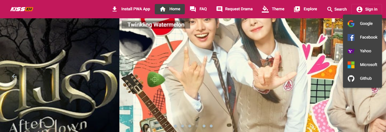 Create an account on Kisskh: