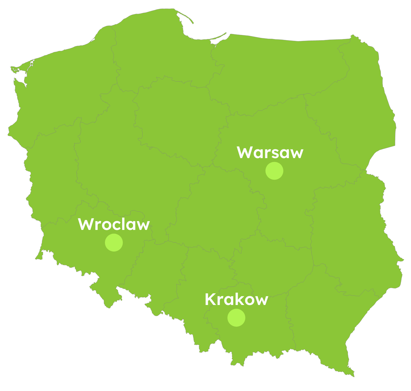 Polish IT hubs