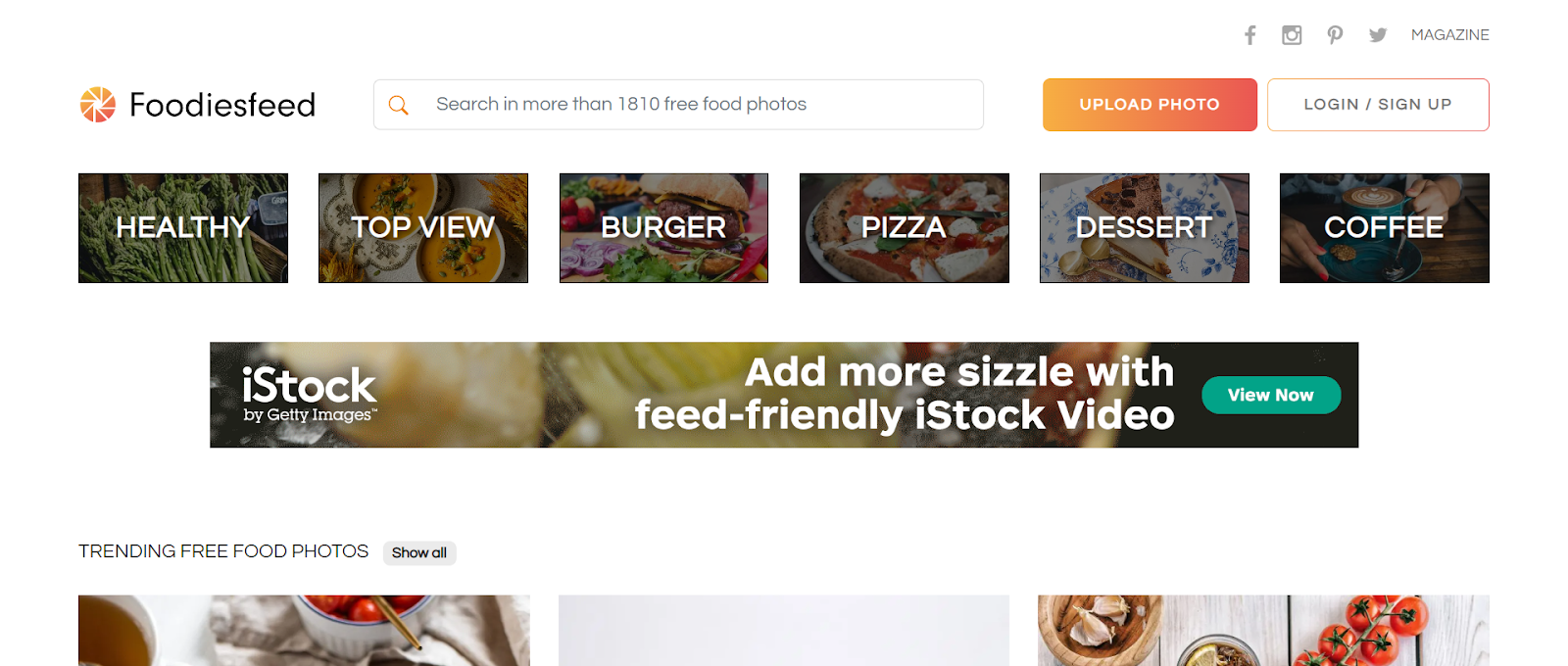 foodies feed website