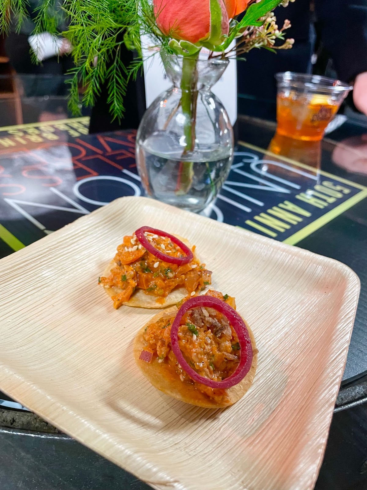 Spicy tuna tostadas from long-time Culinary Masters, Pez Cantina.