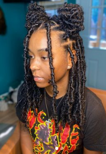  Faux Locs With Buns