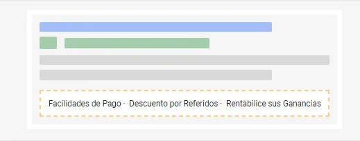 Cómo agregar extensiones texto destacado adwords Alfa