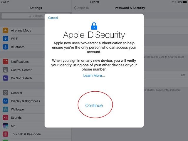 Làm thế nào để bật xác thực 2 lớp cho iCloud hình 4