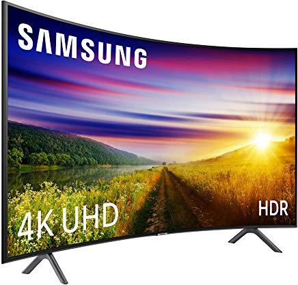 Samsung 49NU7305 - Smart TV de 49" 4K UHD HDR (Pantalla Slim Curva, Quad-Core, 3 HDMI, 2 USB), Color Negro (Carbon Black)