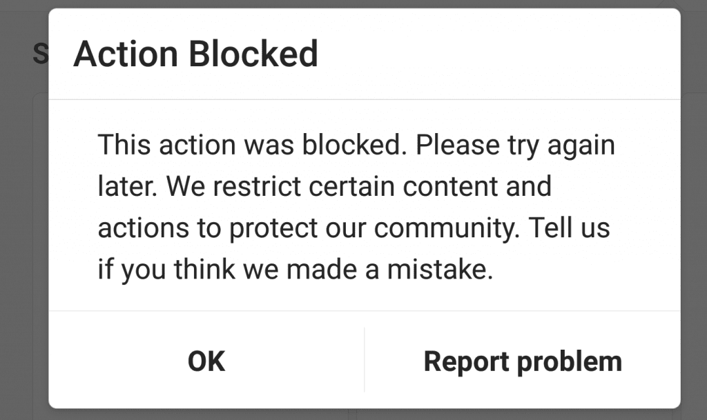 Instagram Not Posting? Instagram May Have Action-Blocked You. 
