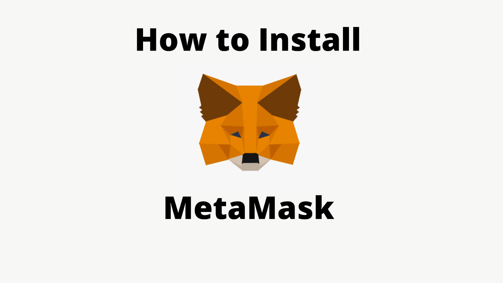 How to Install MetaMask explained in our MetaMask tutorial.