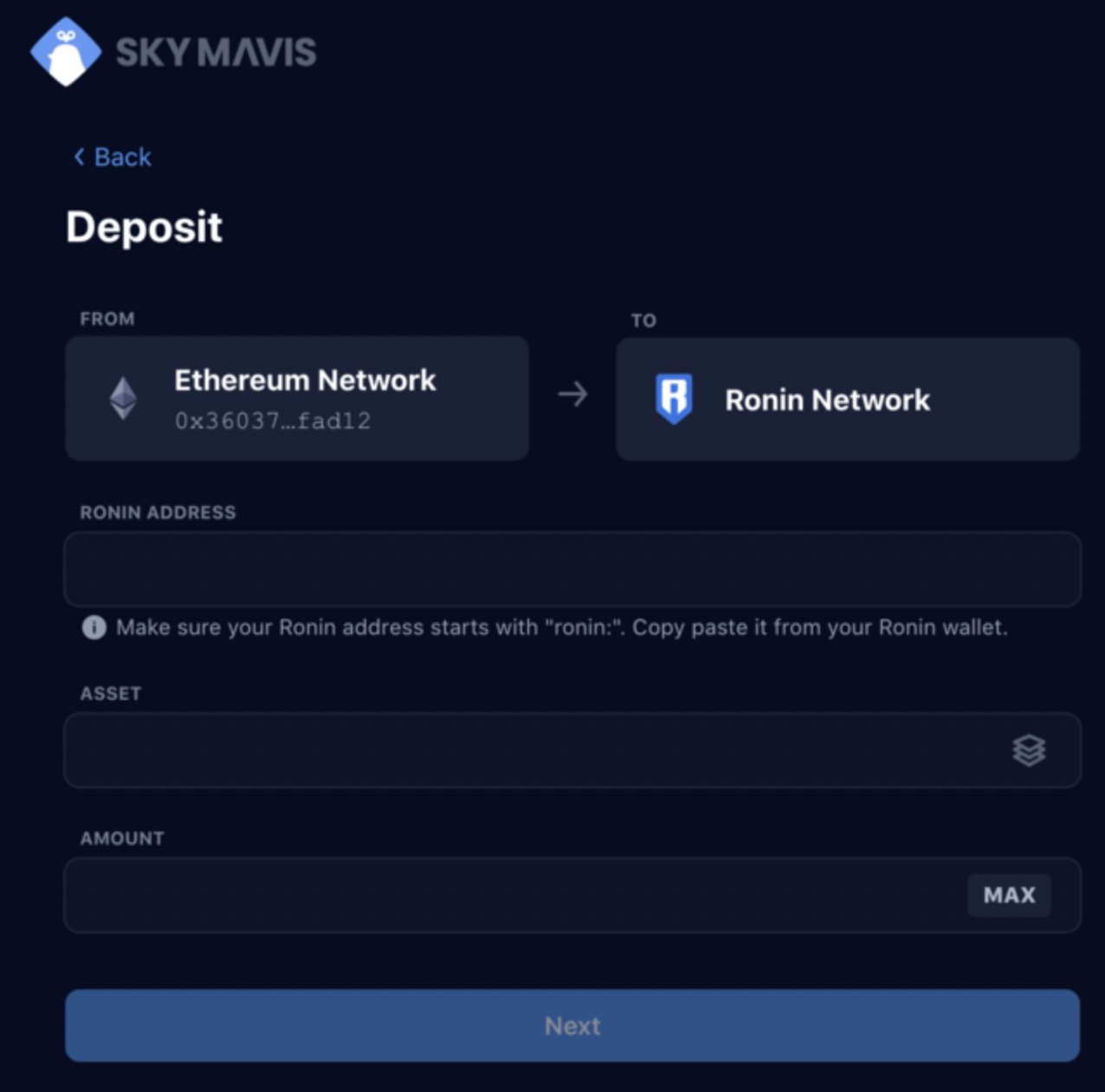 cara masuk ke ronin wallet secara mudah