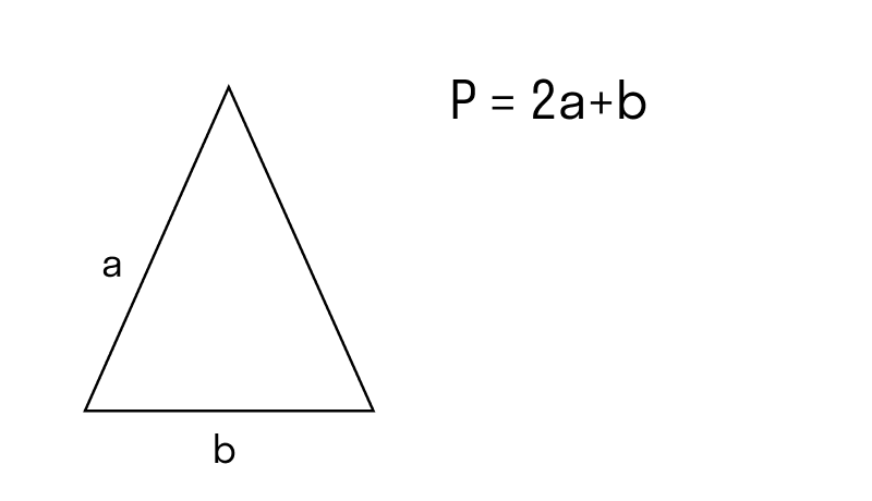 Формула периметра равнобедренного треугольника по боковой стороне и высоте