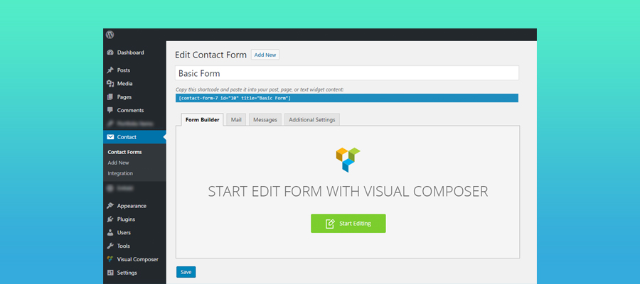 Plugin Premium do Moana Contact Form 7 Builder