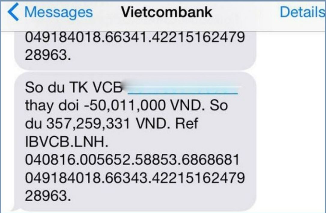 Làm sao để biết ai chuyển tiền cho mình?