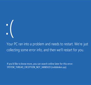 nvlddmkm.sys error