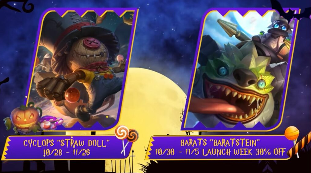 mobile legends halloween skins