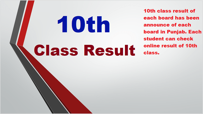 Check online 10th Class Result 2020 bise all board in Pakistan.