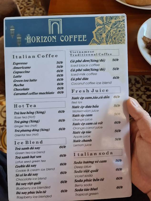 Review quán cafe Horizon Đà Lạt