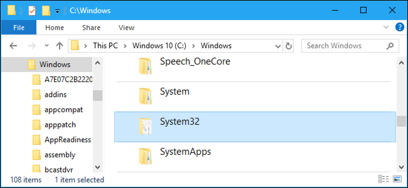 What is the System32 Folder?
