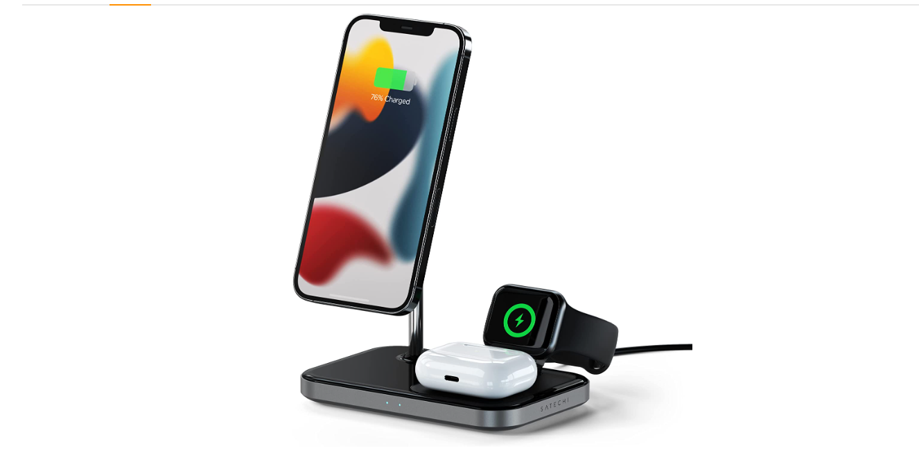 Satechi 3-in-1 Magnetic Wireless Apple Charging Stations