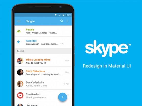 Skype - an app allowing video conferencing with recording