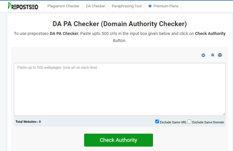 DA PA Checker
