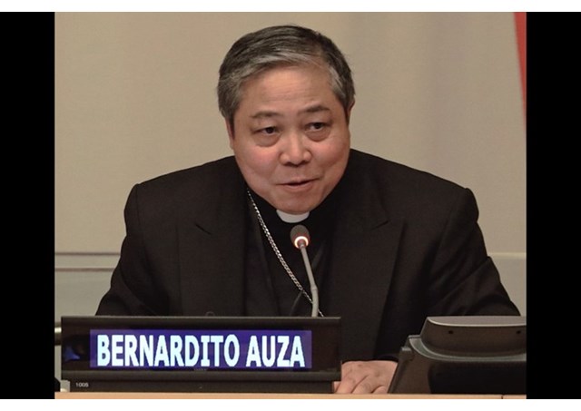 Đức Tổng Giám mục Auza phát biểu tại Đối thoại Quốc tế về Di cư