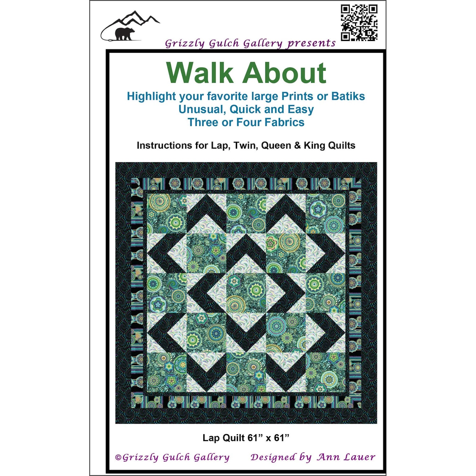 grizzly gulch walk about walk about quilt patterns