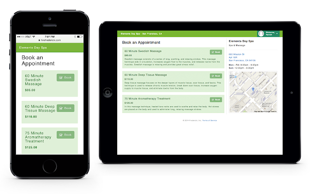Screenshot of Frederick - Automated Marketing for Local Services