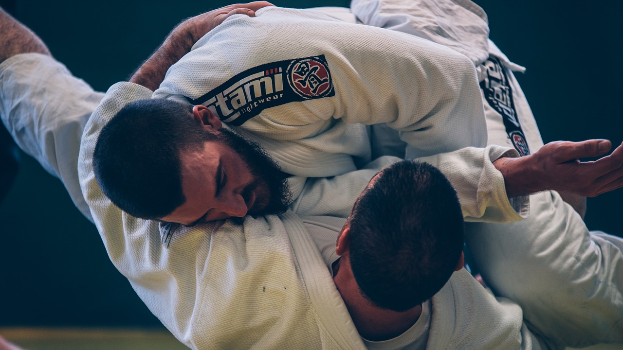 sostenimiento de judo realizado durante una pelea