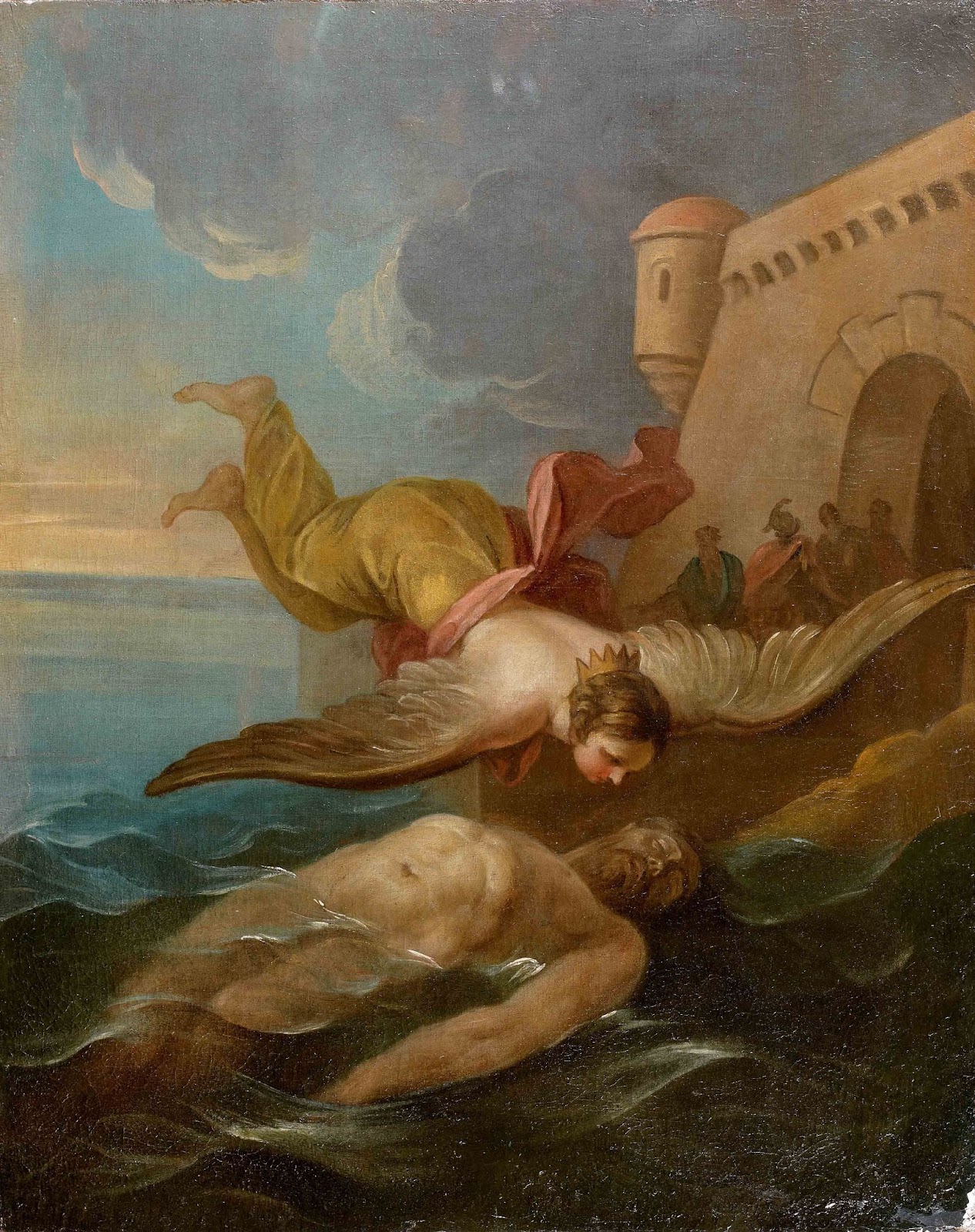 Mythical love stories: Charles-André van Loo, Ceyx and Alycone, 1750, location unknown. 