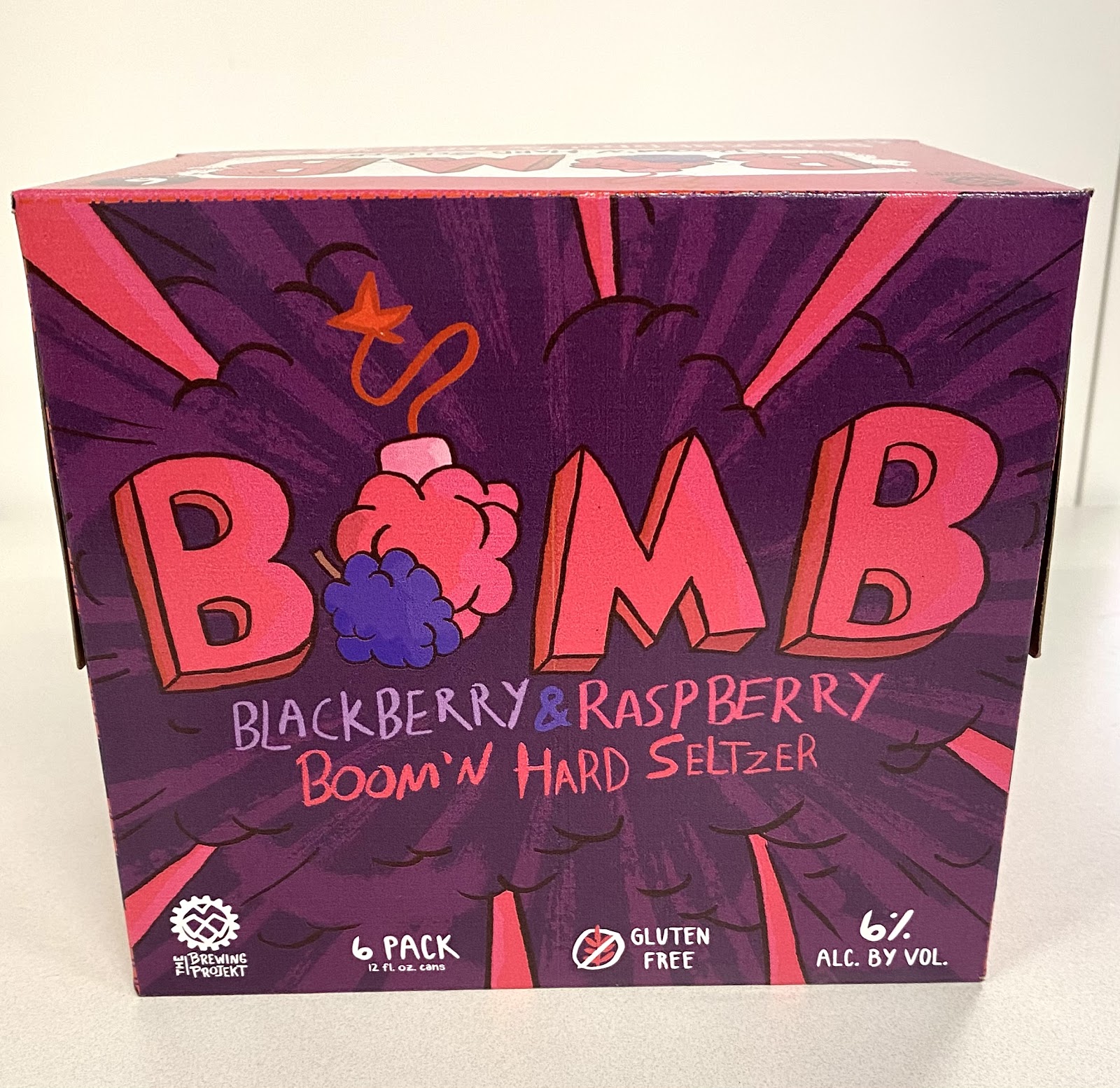 The Brewing Projekt Bomb Blackberry Raspberry 6 PK BOXES