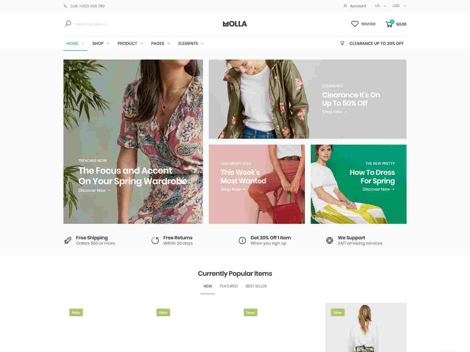 Molla - Magento fashion theme