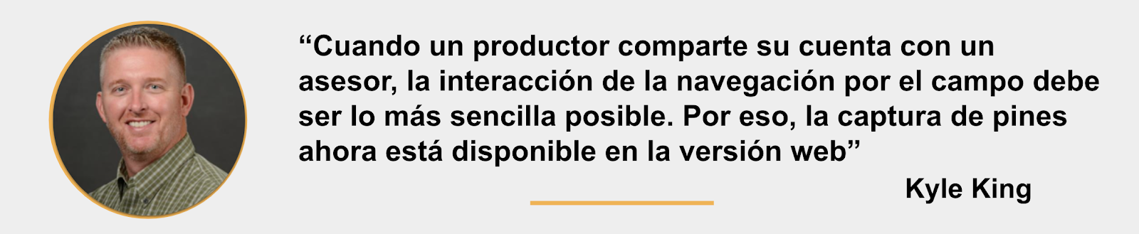 Comentario de Kyle King en FieldView