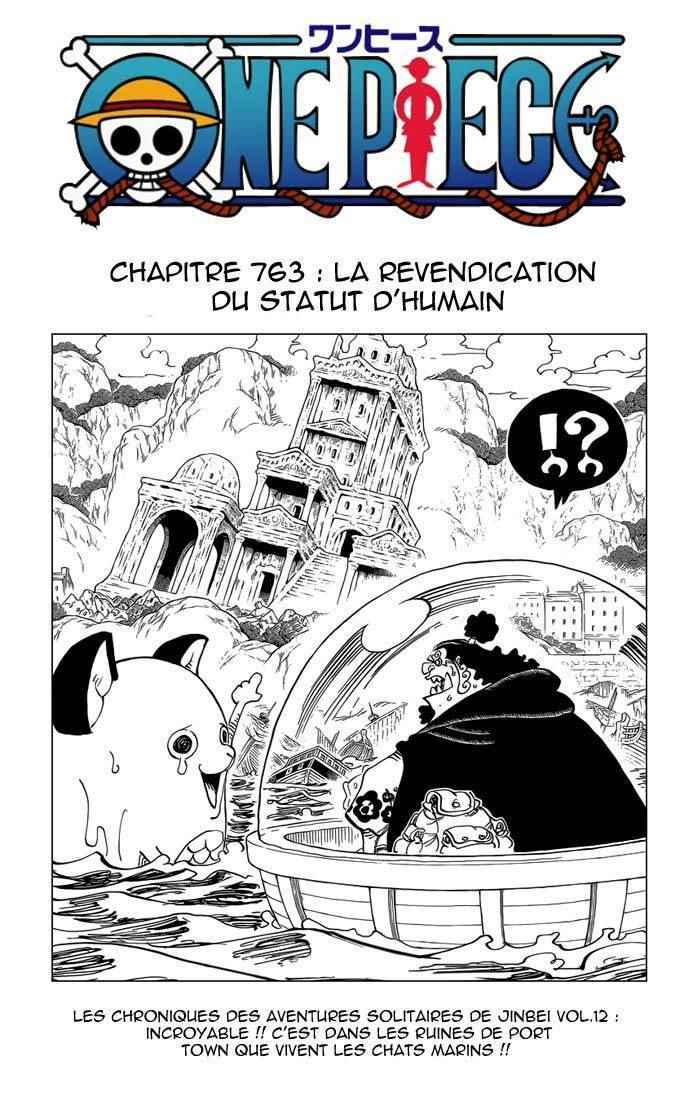 Manga One Piece Chapitre 763 - Page 2