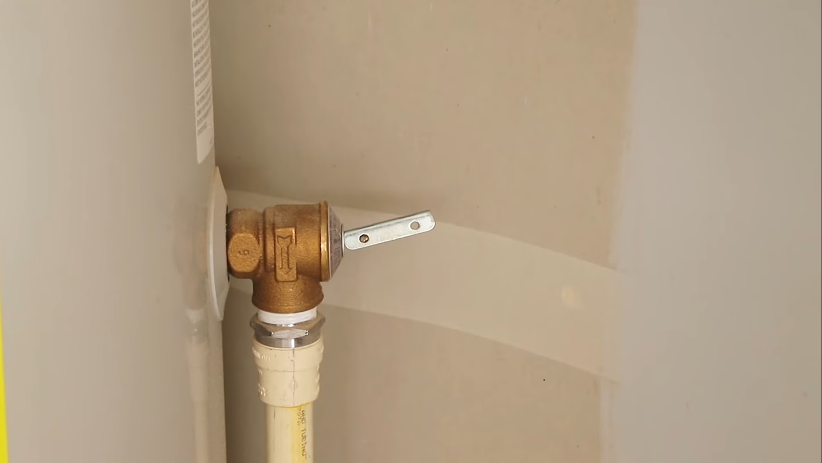 water heater pressure relief valve