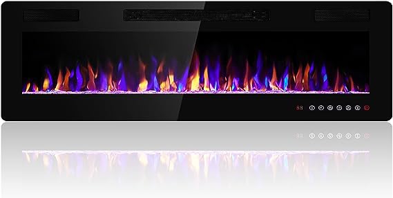 electactic 60" electric fireplace