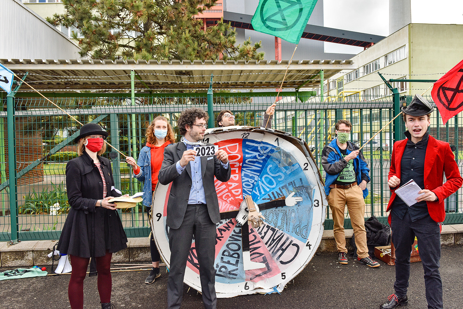 Happening hnutí Fridays for Future, Limity jsme my, Extinction Rebellion a Univerzit za klima. © Ibra Ibrahimovič/Greenpeace