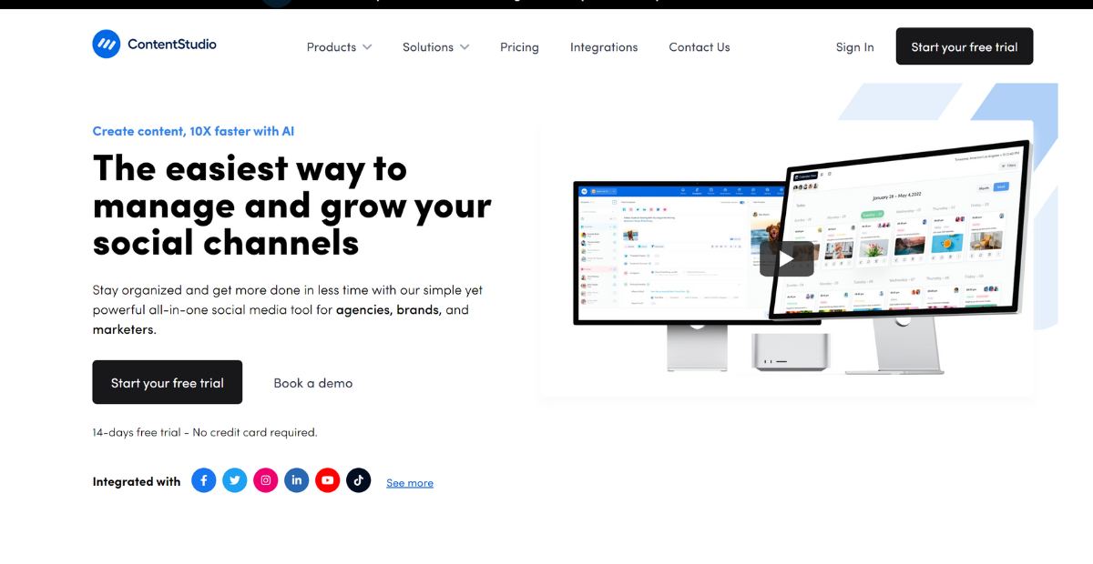 Content Studio- AI ecommerce tool | Content Studio  signup page