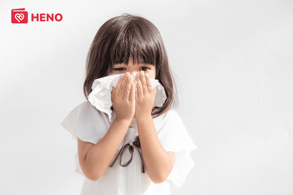 trẻ có biểu hiện nghẹt mũi khi mắc phải cúm A