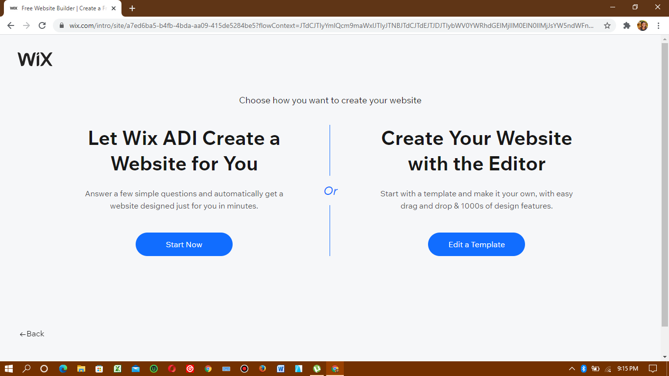 How to create a website for free using wix