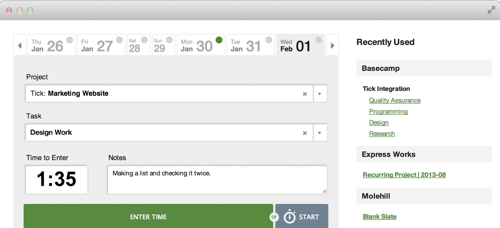 tick software