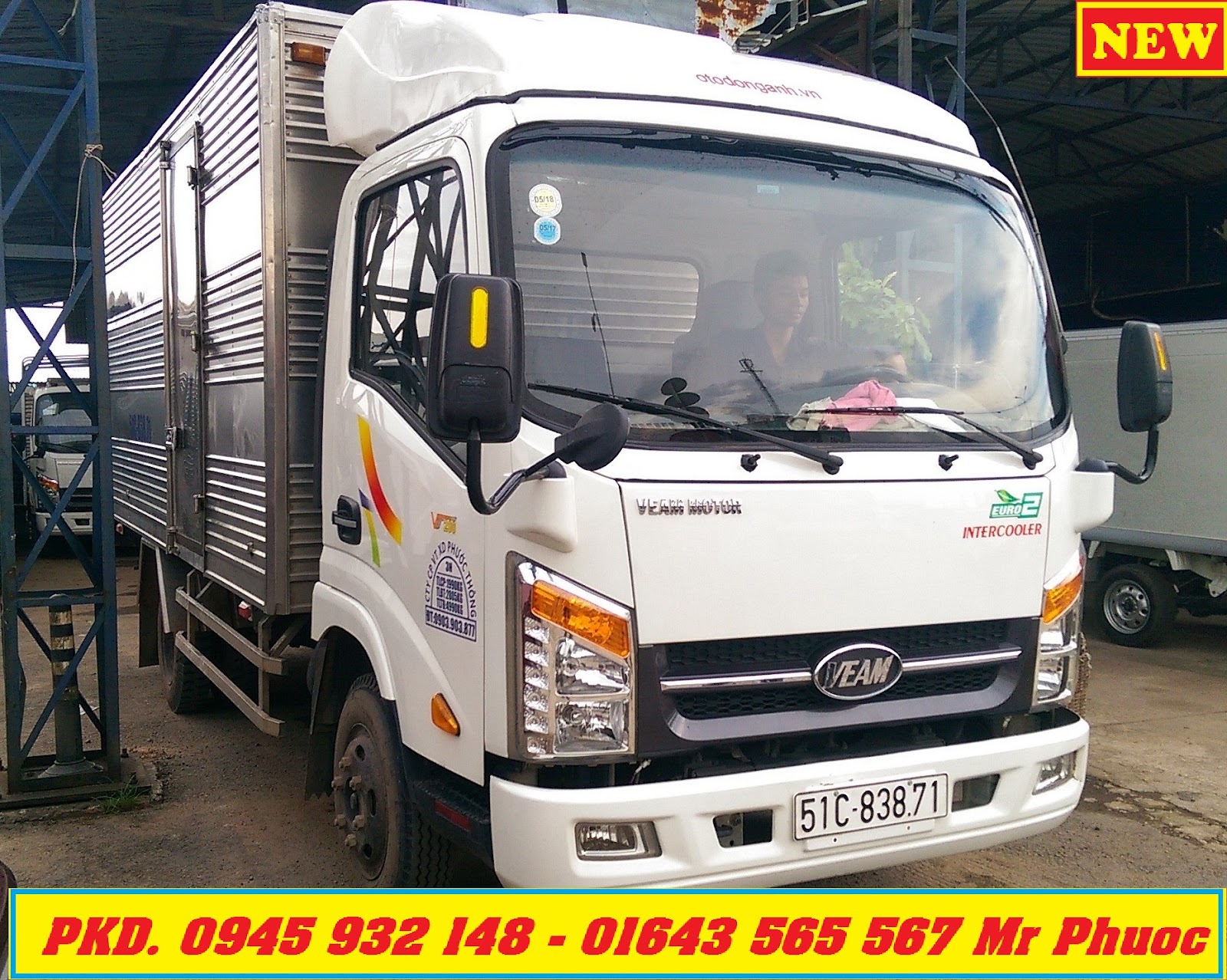xe tải VEAM VT200 1,9 tấn thùng dài 4m3, xe VEAM VT200-1 1T99 động cơ HYUNDAI - 5