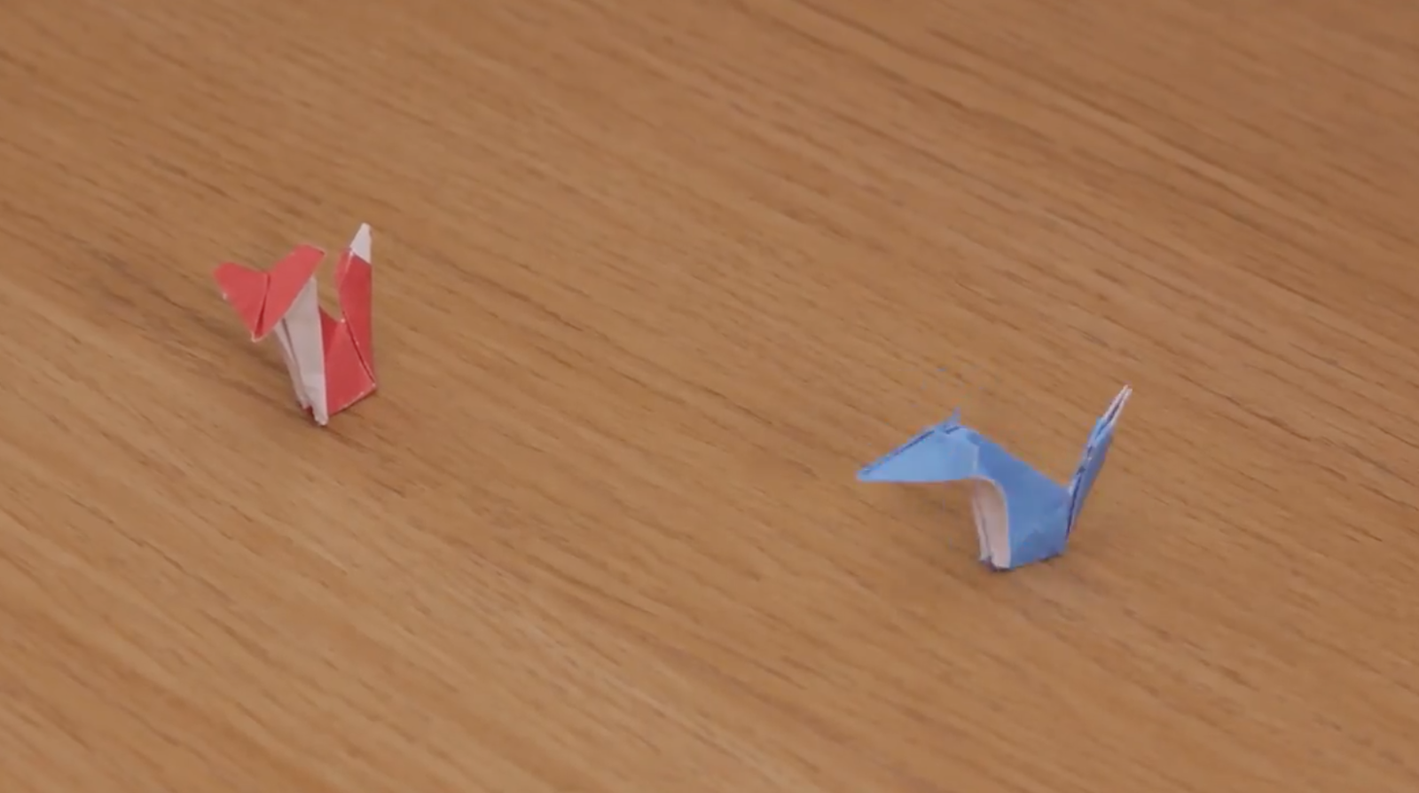 origami foxes