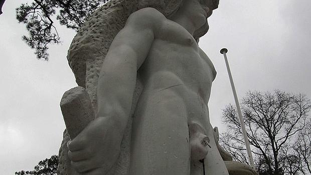 La estatua de Hércules, en el municipio de Arcachon