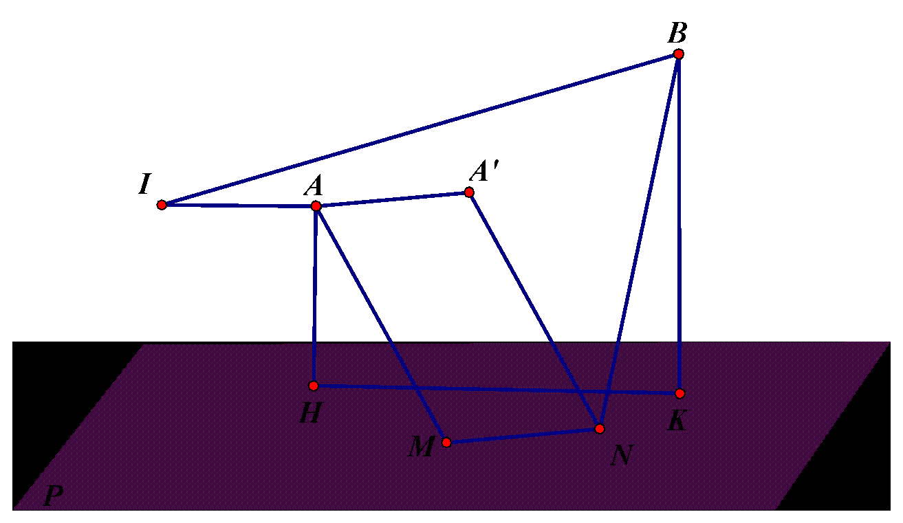 Trong không gian (Oxyz), cho hai điểm (Aleft( {5,;,1,;,1} right)) và điểm (Bleft( {5,;,0,;,5} right)). Xét hai điểm (M) và (N) thay đổi thuộc mặt phẳng (left( P right):x + z - 2 = 0) sao cho (MN = 2). Giá trị lớn nhất của (left| {AM - BN} right|) bằng</p> 1