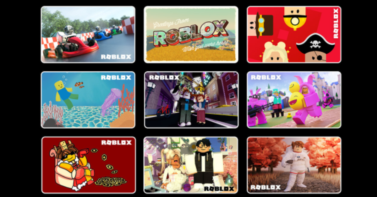 roblox gift card for gamers
