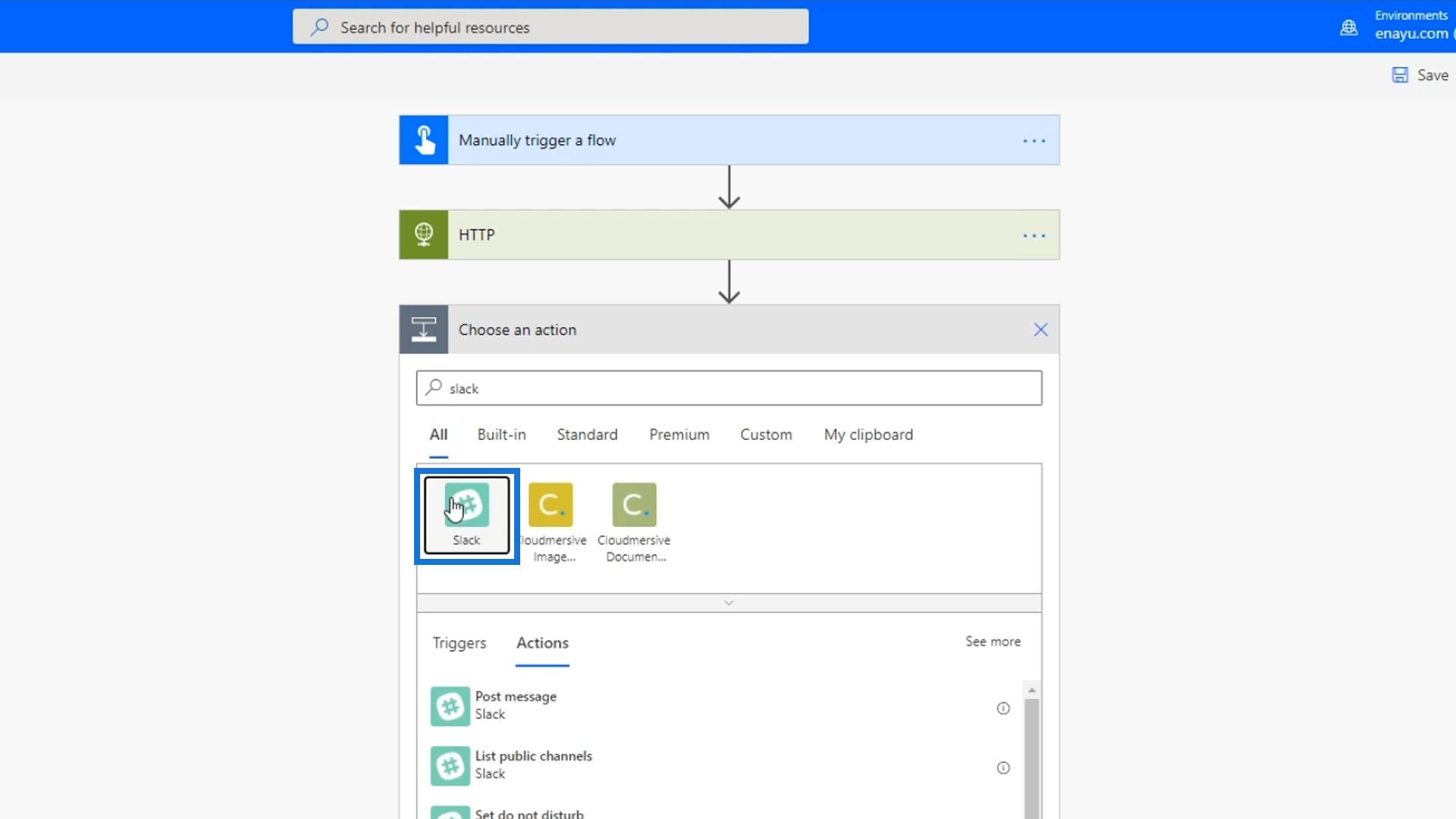 HTTP Request in power automate